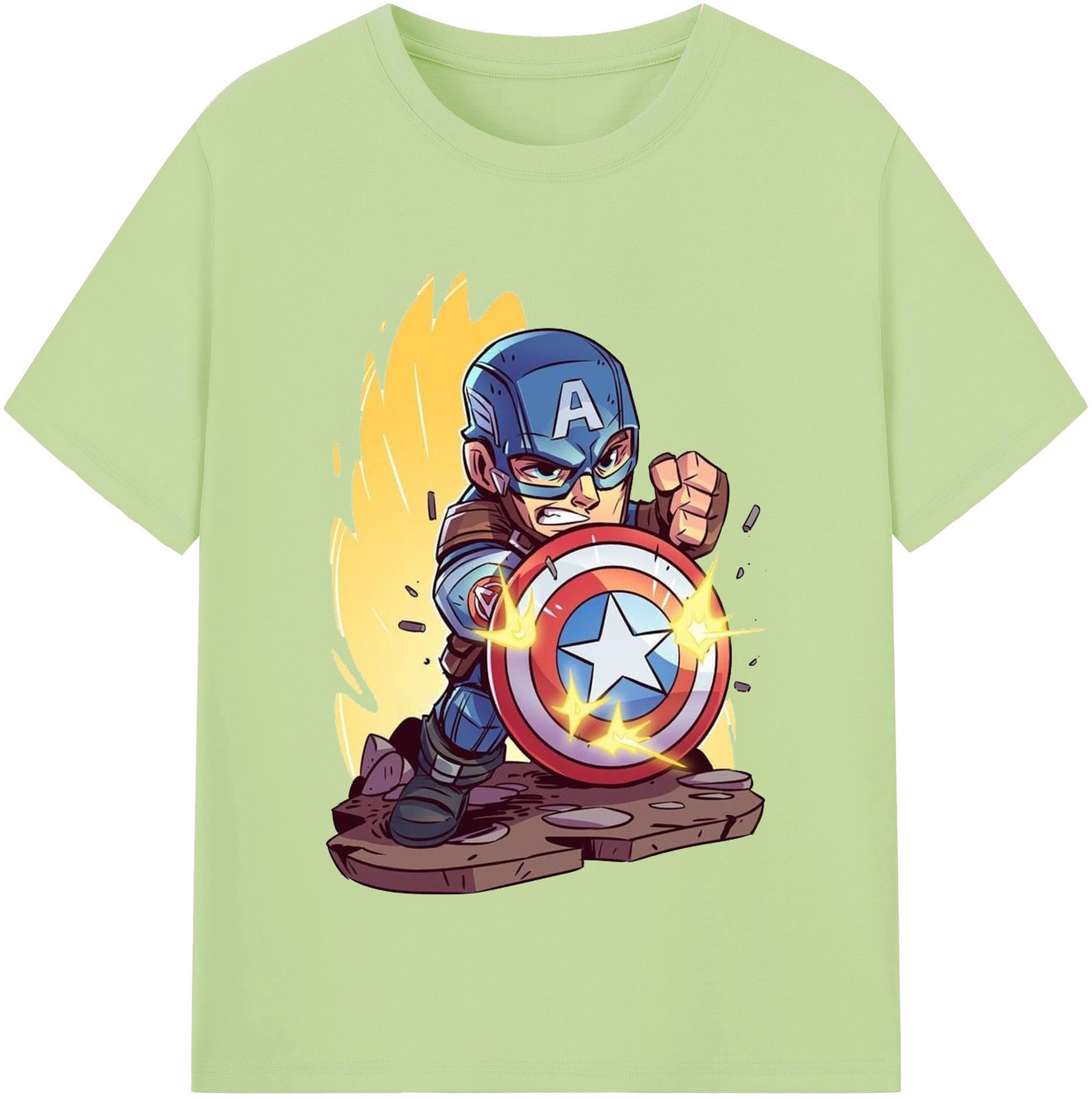 （画像用） アベンジャーズ The Avengers 綿100％半袖Tシャツ（フロントプリント）